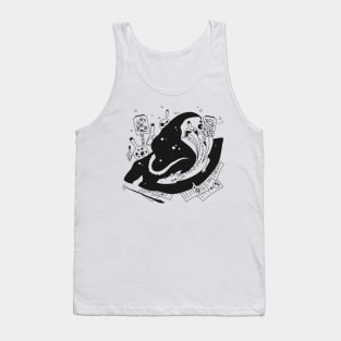 Dragon on a witch's hat Tank Top
